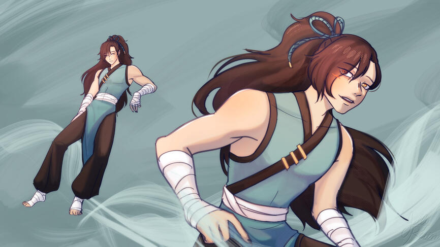 Rough Sketch + Color
